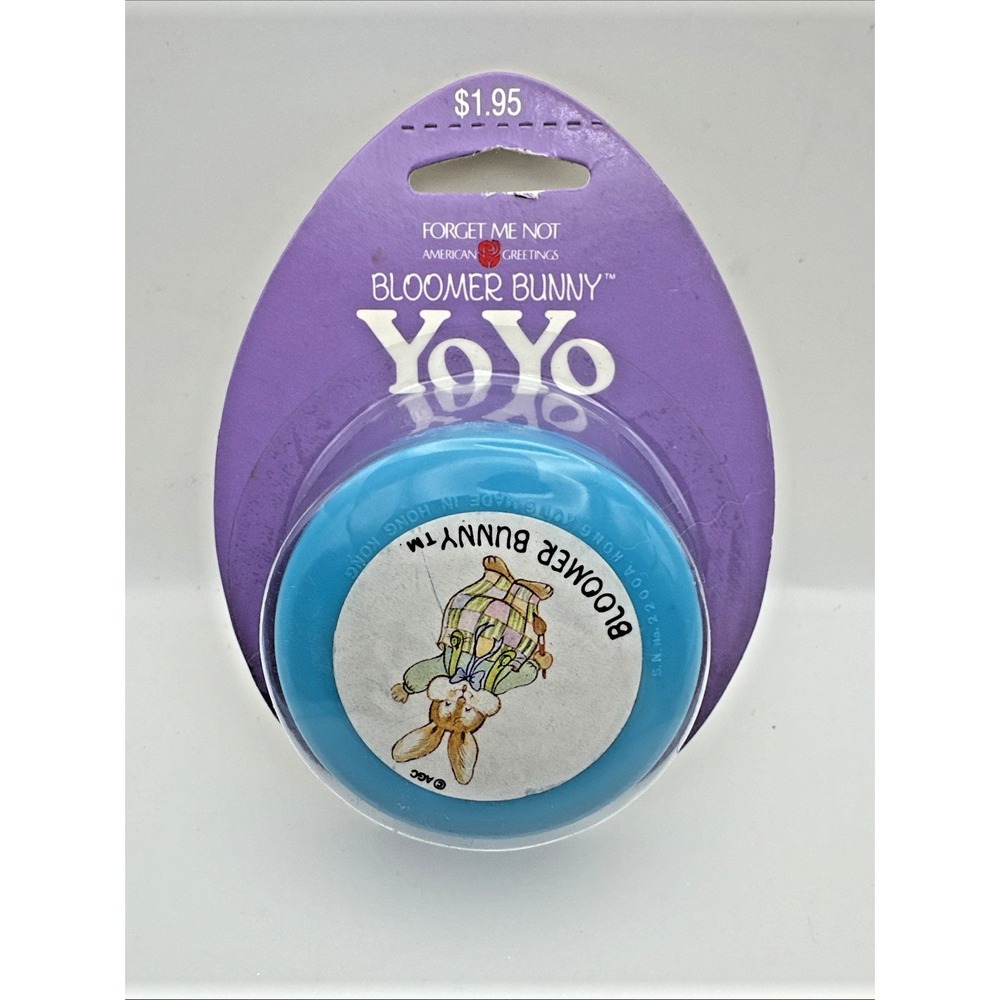Vintage 1990 American‎ Greetings Easter Yo-Yo Bloomer Bunny New In Package